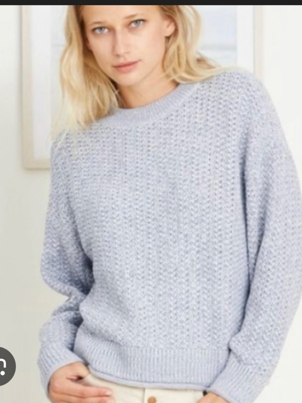 Universal Thread  Cozy Knit Crewneck Sweater - Women Size XS Purple